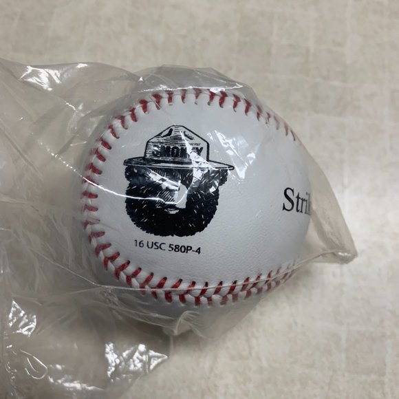 Smokey The Bear Baseball, Smokey, Strike out Wildfires - Picture 1 of 4